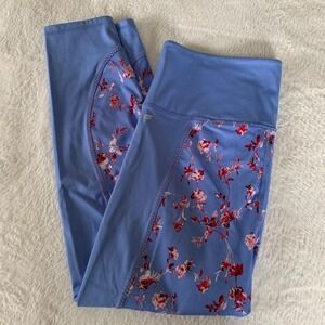 Women's 1X FABLETICS Madelaine Petsch Motion365 Colorblock 7/8 Floral Leggings